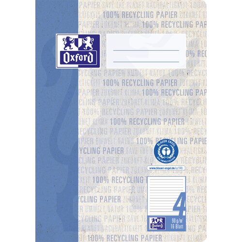 Oxford Učbenik reciklaža, DIN A5, 16 listov, linijo 4, (21654844) Cene