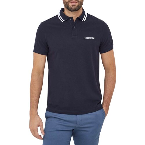 Tommy Hilfiger Polo majice kratki rokavi MW0MW33583 Modra Cene