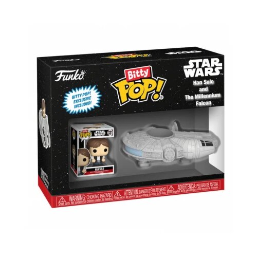 Funko Bitty POP! Ride: SW- Han Solo w/Millenium Falcon Cene
