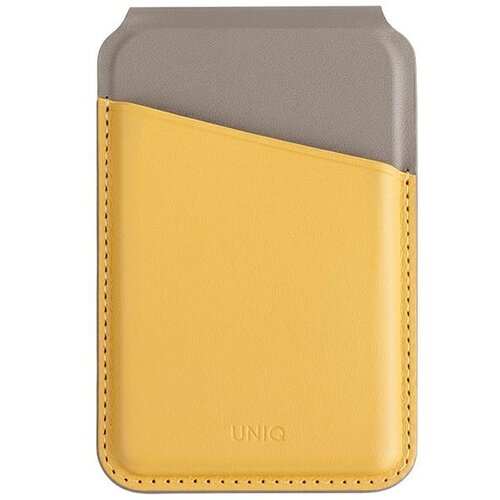 Uniq LYDEN DS MAGNETNA DENARNICA RFID ETUI ZA STOJALO ZA TELEFON RUMENA-SIVA, (21898481) Cene
