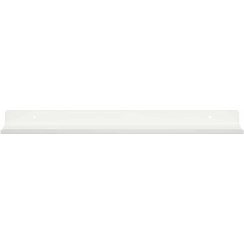  Lebdeća polica Zidne 2 pcs Bijeli 40 x 8,5 x 2,5 cm Čelik Slike