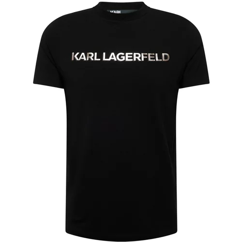 Karl Lagerfeld Majica bronasta / črna