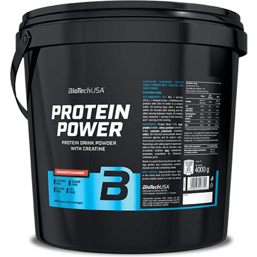 Biotechusa Protein Power, Jagoda i banana, 4kg Cene