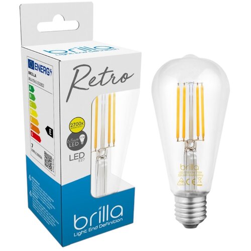 BRILLA led žarulja 6.5W 2700K 806LM ST56 filament clear Cijene