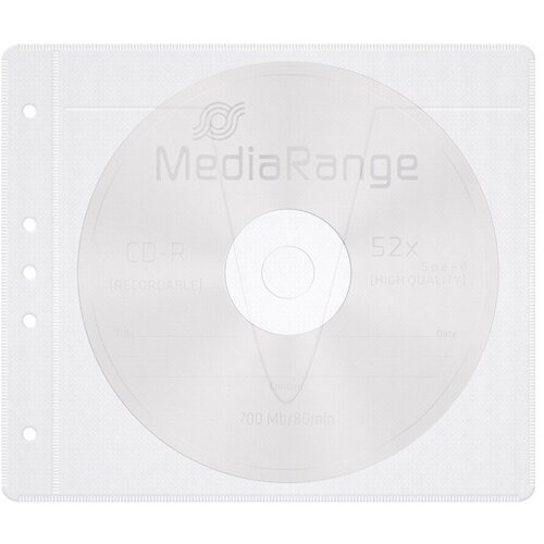 Etui za cd enojni perforacija mediarange 1/50 MEDIARANGE Slike
