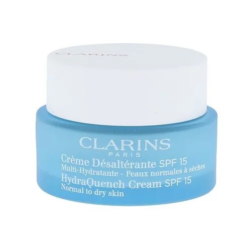 Clarins HydraQuench SPF15 krema za obraz za normalno in suho kožo 50 ml za ženske