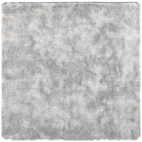 Maison Chic Visoka ko&scaron;ata Preproga, Rug svetlo siva 120x120 cm poliester, (22120332) Cene