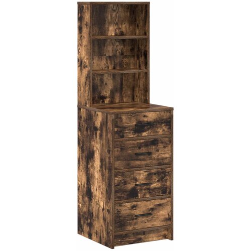  Highboard Dimljeni hrast 40 x 41 x 135 cm Konstruirano drvo Cijene