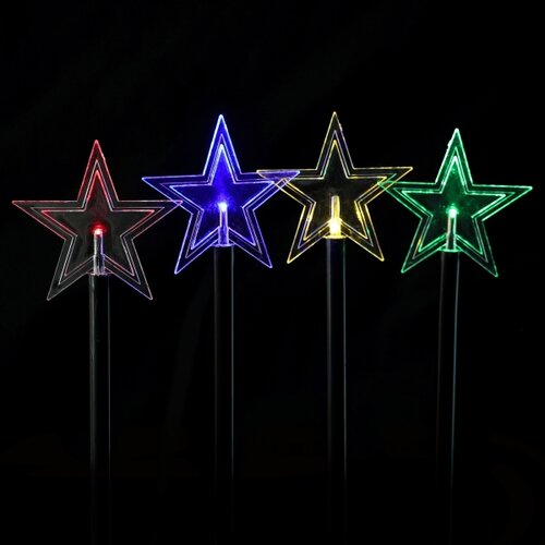 Aigostar led rgby solarno božićno svetlo LED/1,2V/8 funkcija 1m IP65 800mAh zvezde Slike