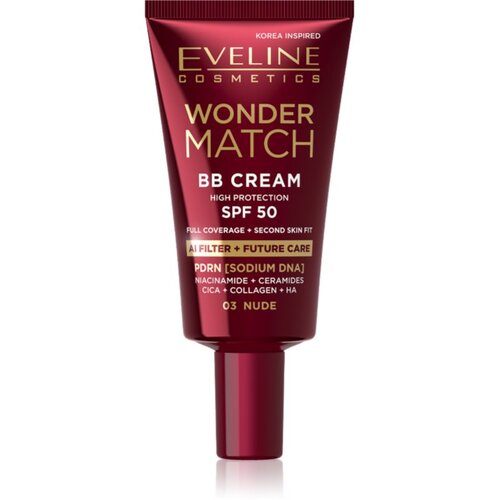 Eveline Cosmetics Wonder Match BB krema SPF50, 03 Nude, 30ml Slike