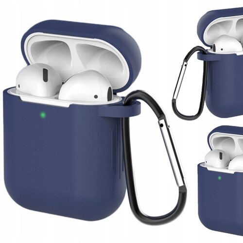 HURTEL OVITEK ZA AIRPODS 2/1 + OBESEK ZA KLJUČE MODER, (22006283) Slike