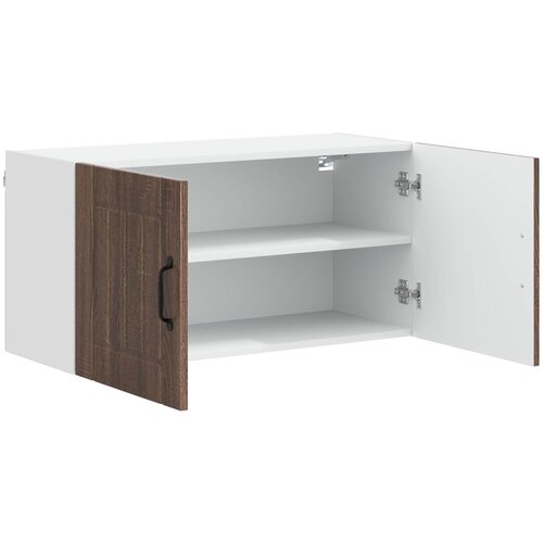  Ormar za Zid Lucca Smeđi hrast 80 x 31 x 40 cm Slike