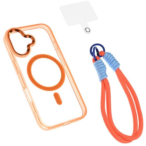  Maska za iPhone 16 6.1 Magsafe Loop, Narandžasta Cene