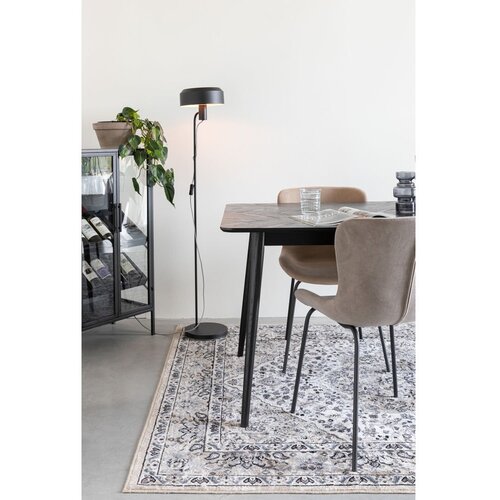 White Label Jedilna miza v hrastovem dekorju 90x180 cm Fabio &amp;ndash; Slike