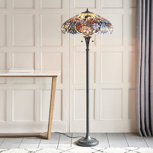  endon 64323 - podna lampa tiffany sullivan 2xE27/60W/230V prečnik 56 cm Slike