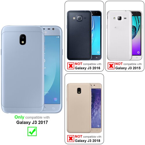  3x Oklepna folija, združljiva z Samsung Galaxy J3 2017 - Za&amp;scaron;čitna folija v visoka prosojnost - 3-pack Kaljeno za&amp;scaron;čitno steklo za zaslone s trdoto 9H in združljivostjo s 3D dotikom, (20548876) Slike