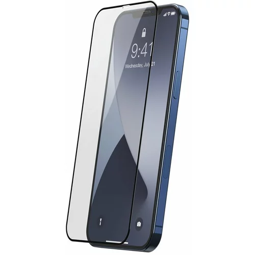 Baseus 2x kaljeno staklo na cijelom ekranu 0,25 mm s okvirom za iphone 12 mini