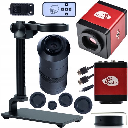 Rosfix draco pro kmdrp-hdmi-vga digitalni mikroskop s kamero, platformo in objektivom ODM-100X, (22084137) Cene
