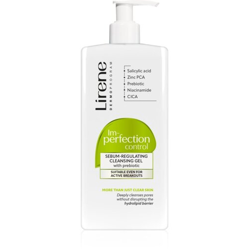 Lirene Imperfection Control Cleansing Gel nežni čistilni gel za mastno in problematično kožo 300 ml Cene