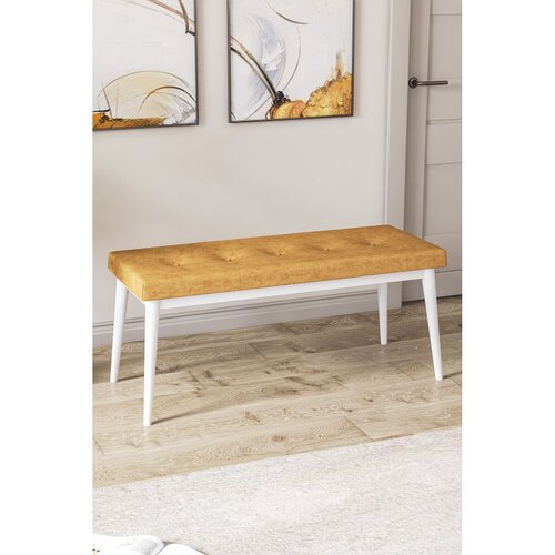 Hanah home klupa Pera Bench, 105 cm, kapućino / bela Cene