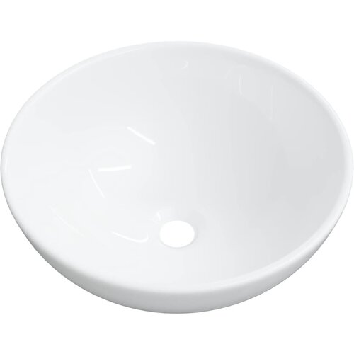 Maison Chic Umivalnik - Kopalna umivalnik - Lavabo bel 28x28x10 cm keramični, (21684612) Cene