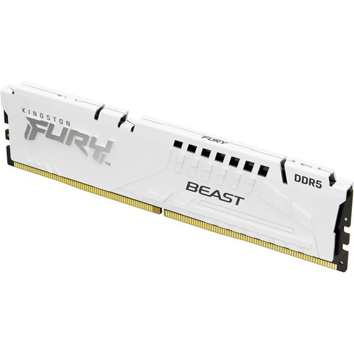 Kingston 16GB 6000MHz DDR5 W.White, Fury Beast (1x16GB),CL30, EXPO,XMP,1RX8, 288-pin 16Gbit Cijene