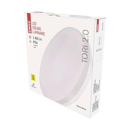 Emos zm4322 Led panel nadgradni tori okrugli 2400 lm nw 24w ip54 33x33x53cm ( 3706 ) Cene