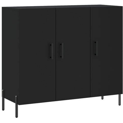 Maison Chic Komoda - Predalnik Črna 90x34x80 cm konstruiran les, (21715593) Slike