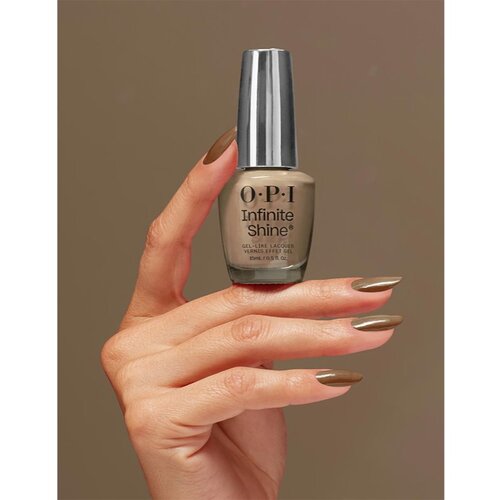 OPI Infinite Shine Silk lak za nokte s gel efektom Livin&amp;#039; La Vida Mocha 15 ml Slike