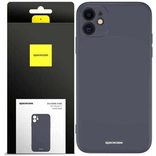 Spacecase SILIKONSKI OVITEK ZA IPHONE 11 ZAŠČITA OVITEKA ČRNA, (21963206) Cene