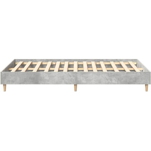  Krevetna konstrukcija Betonski sivi 193 x 123 x 25 cm Slike