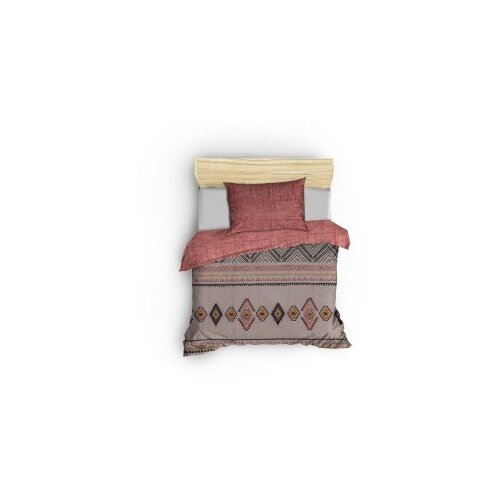 Lessentiel Maison Ranforce posteljina (160x220) Felix Tile Red Cene