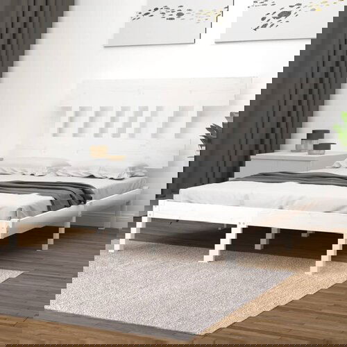Furnova Posteljni okvir bel iz trdnega lesa 160x200 cm, (21937840) Slike