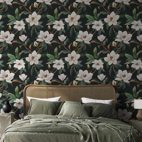  Tapeta - White Magnolias 50x1000 Slike