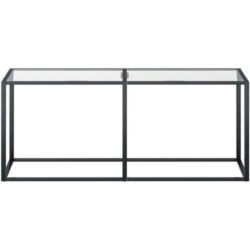 VidaXL Konzolni stol prozirni 180 x 35 x 75,5 cm od kaljenog stakla Slike
