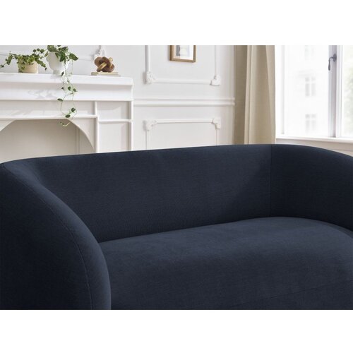 Bobochic Paris Temno modra sedežna garnitura iz &amp;scaron;enilje 160 cm Celine &amp;ndash; Slike