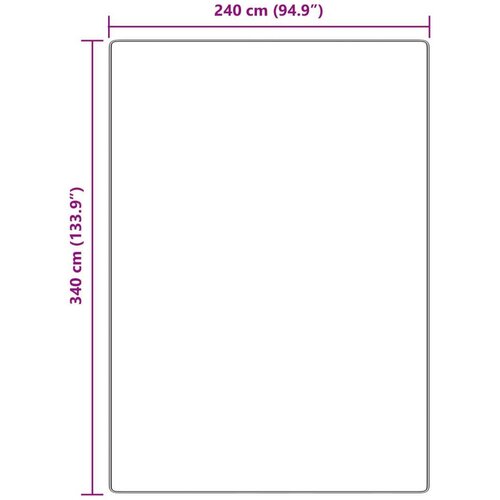 Shaggy Tepih s Lateksom Tamno Sivi 240x340 cm Slike
