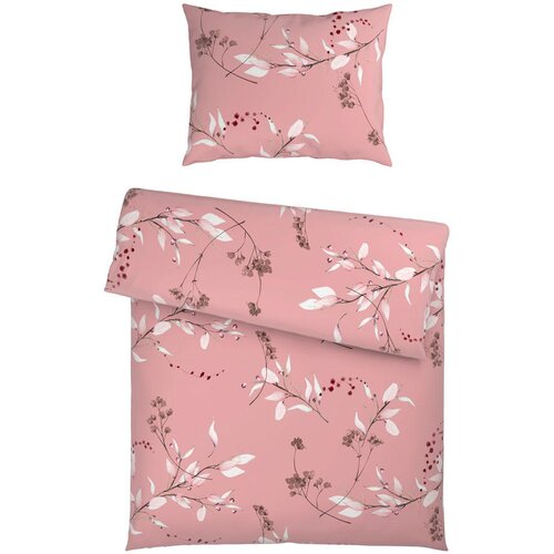 Esposa POSTELJNINA 140/200 cm saten roza Slike