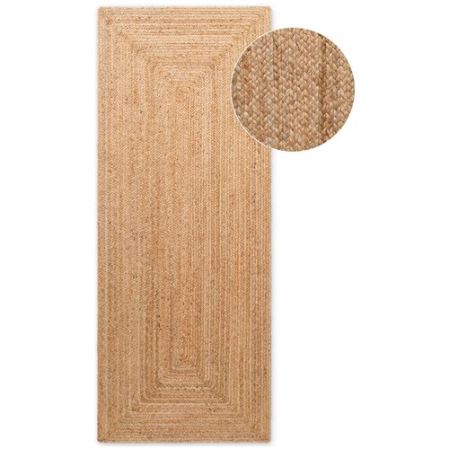 Hanse Home Obostrana/ručno rađena jutena staza u prirodnoj boji 80x200 cm Sharmila Natural Brown &amp;ndash; Slike