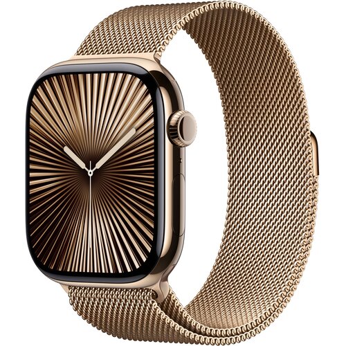 Apple Watch Series 10 GPS + Cellular 46mm Gold Titanium Case with Gold Milanese Loop - S/M" Cijene