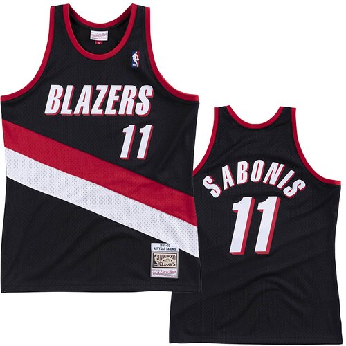 Mitchell And Ness arvydas arvydas sabonis 11 portland trail blazers 1999-00 mitchell &amp;amp; ness swingman dres Slike