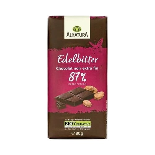 Alnatura Bio tamna čokolada (Edelbitter) - 80 g Cene