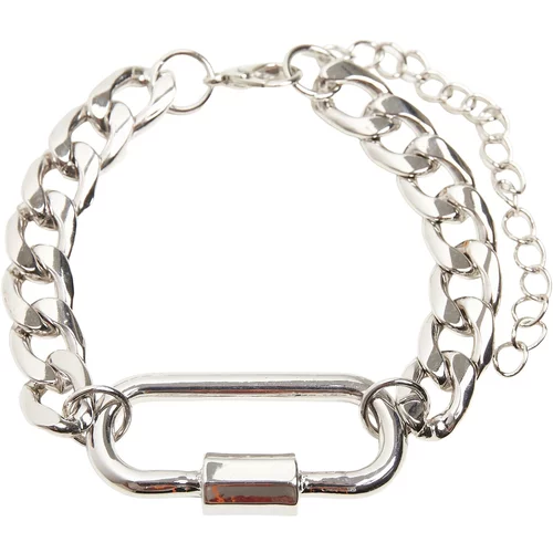 Urban Classics Accessoires Silver bracelet with clasp