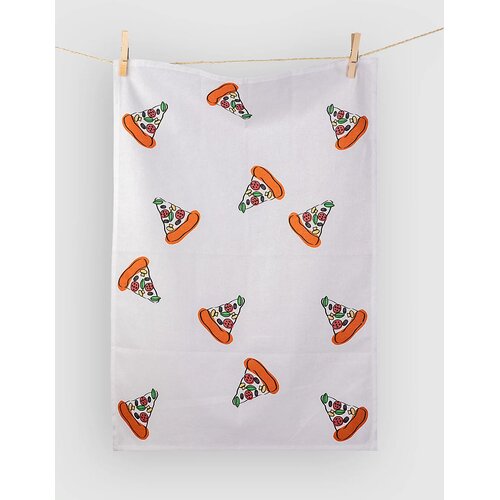 bitten Pizza Tea Kitchen Towel multicolor Cene