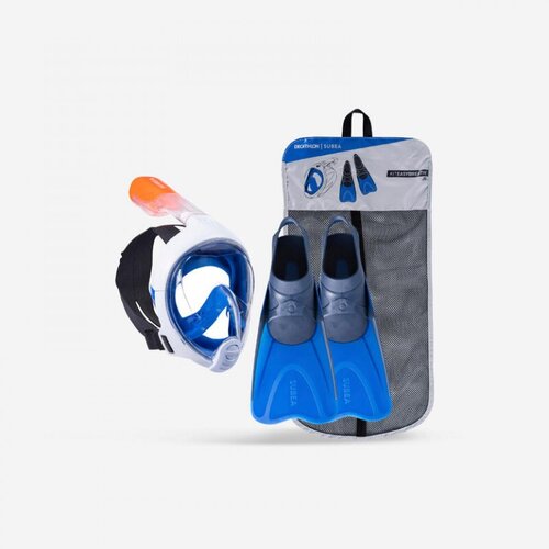  Komplet maska i peraja za snorkeling plavi Cene