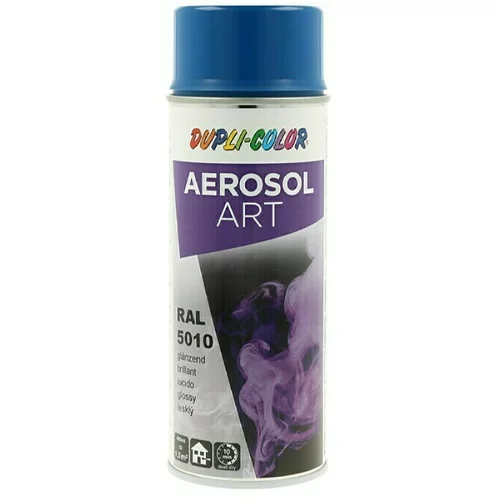 Dupli color aerosol Art Lak za raspršivanje RAL 5010 (Encijan plave boje, 400 ml, Sjaj)