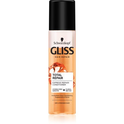 Schwarzkopf Gliss Total Repair regenerirajući balzam za suhe vrhove kose 200 ml Slike