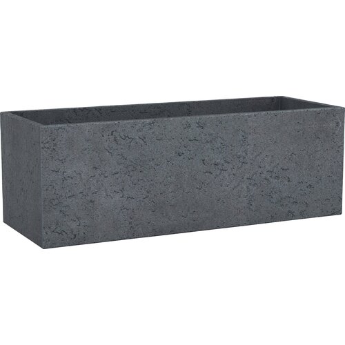 Scheurich Cvetlično korito C-Cube Long - Stony Black - 80 Slike