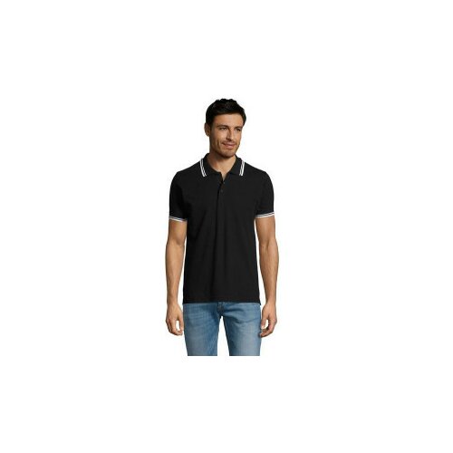  SOL'S Pasadena muška polo majica sa kratkim rukavima Crna XL ( 300.577.81.XL ) Cene