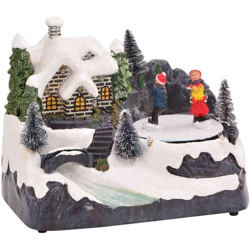 VidaXL Božični dekor za mizo večbarvno 16 x 11,5 x 13 cm Plastika Slike